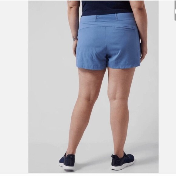 Athleta Trekkie North Shorts Cottage Blue Women's 14 Athletic Hiking Outdoors - Picture 3 of 16